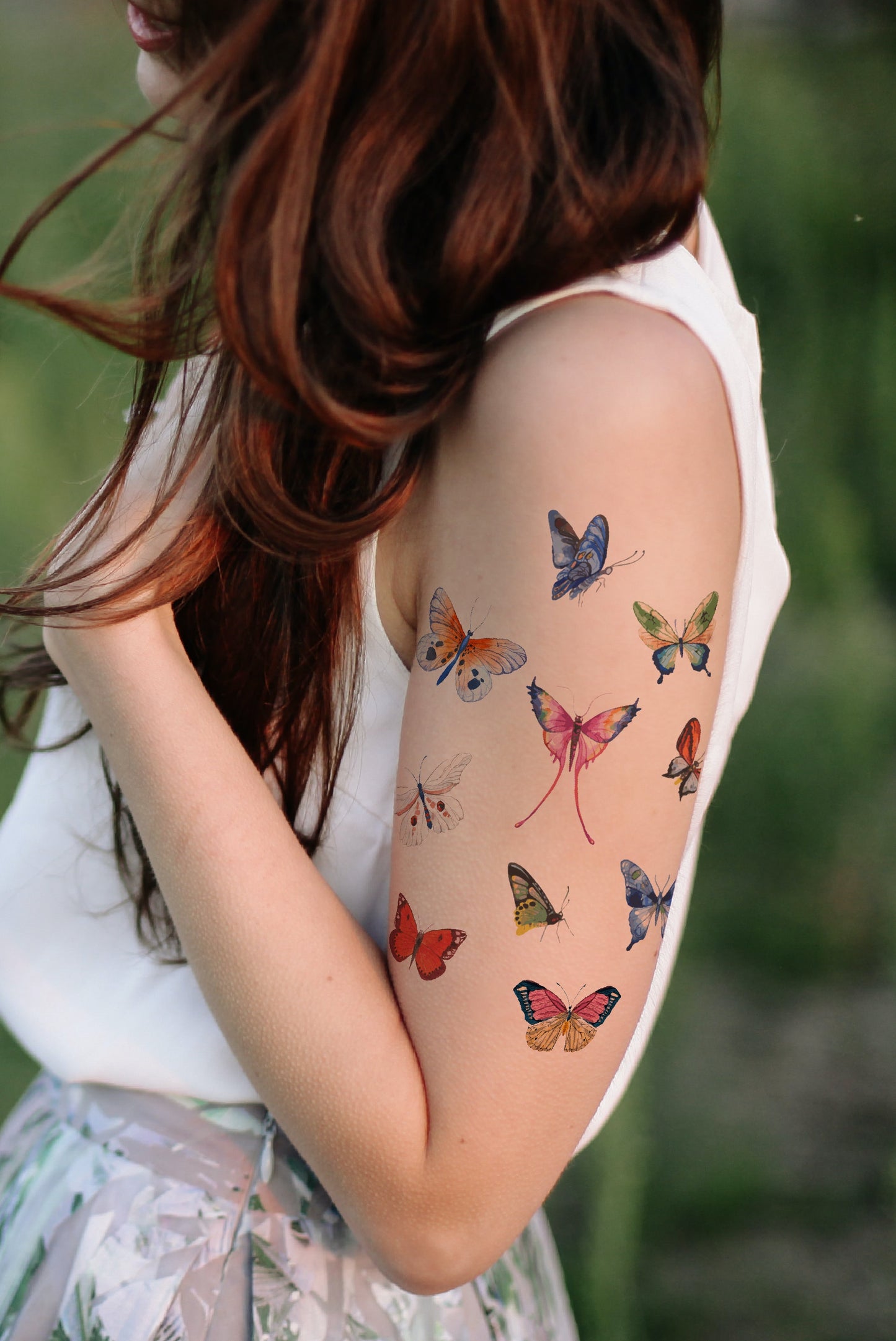 Watercolor Butterfly Tattoos