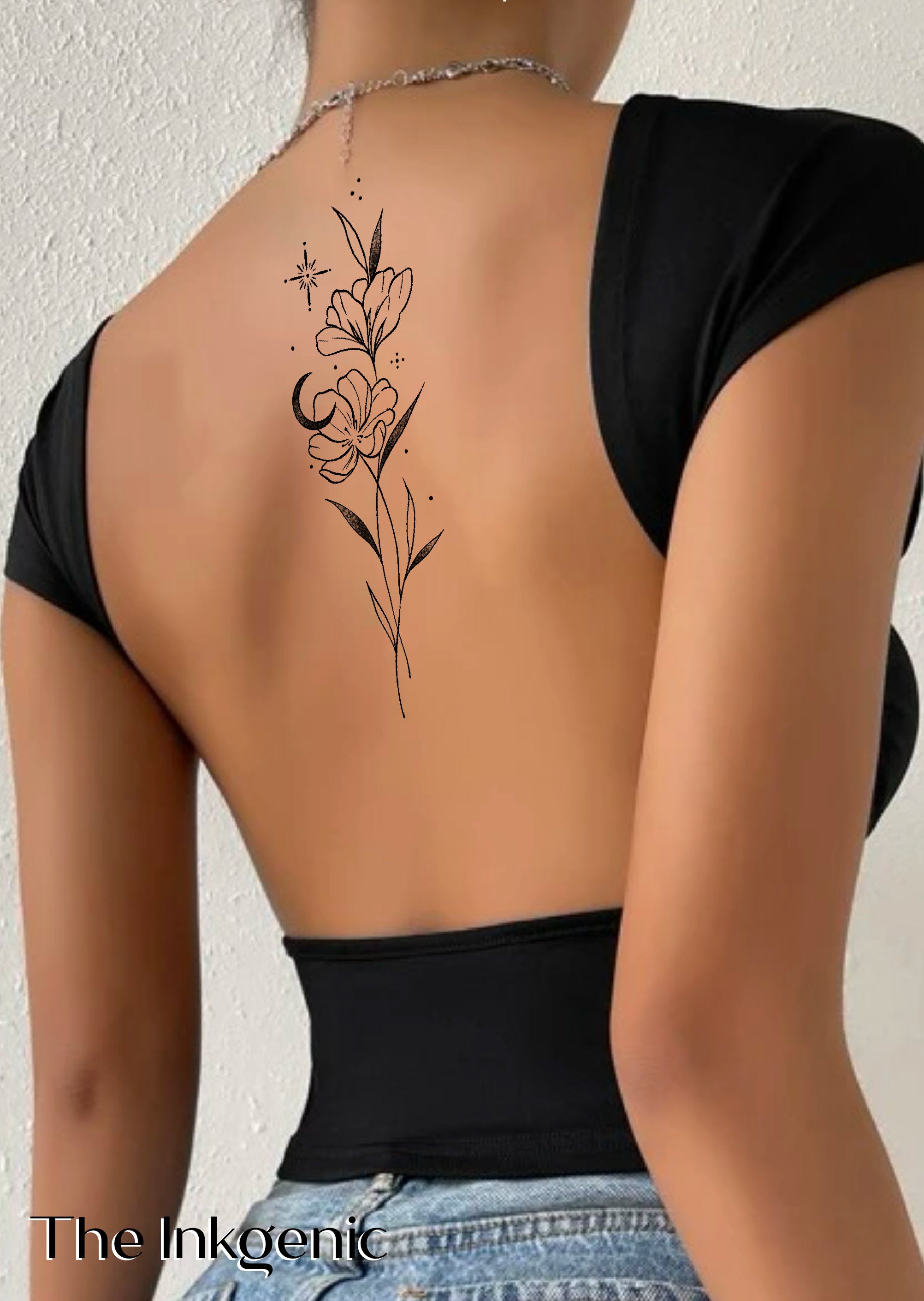 Watercolor Lavender Flower Small Temporary Tattoos For Women Girls Daisy  Peony Creative Fake Tattoo Sticker Arm Neck Tatoos - AliExpress