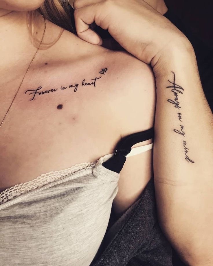 Forever and Always Matching | Matching Tattoo | Family Tattoo | Bestfriend Tattoo | Sister Tattoo | Sibling Tattoo | Love Tattoo
