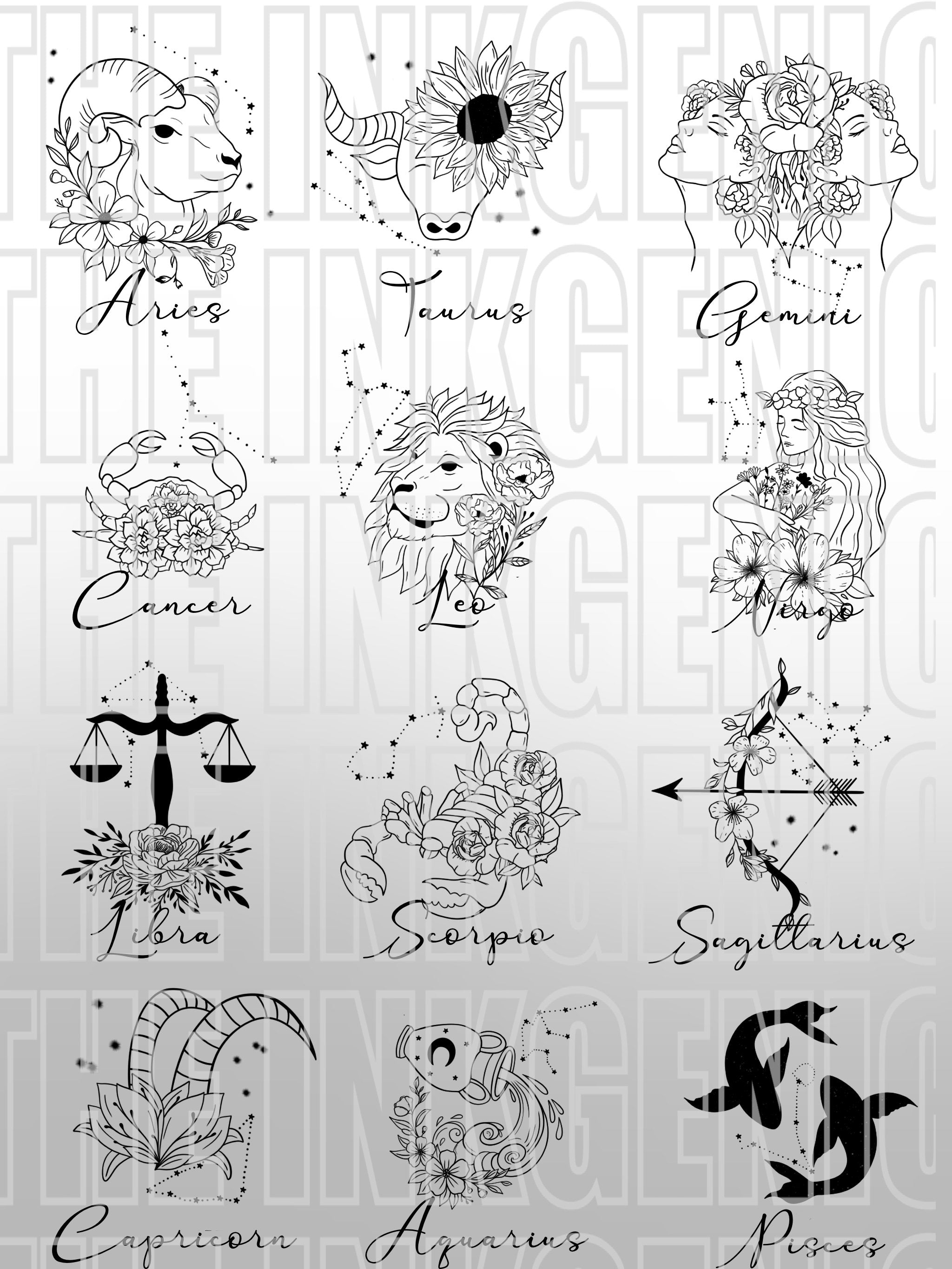 Zodiac Signs Cancer Tattoo Design Stock Illustrations – 660 Zodiac Signs  Cancer Tattoo Design Stock Illustrations, Vectors & Clipart - Dreamstime