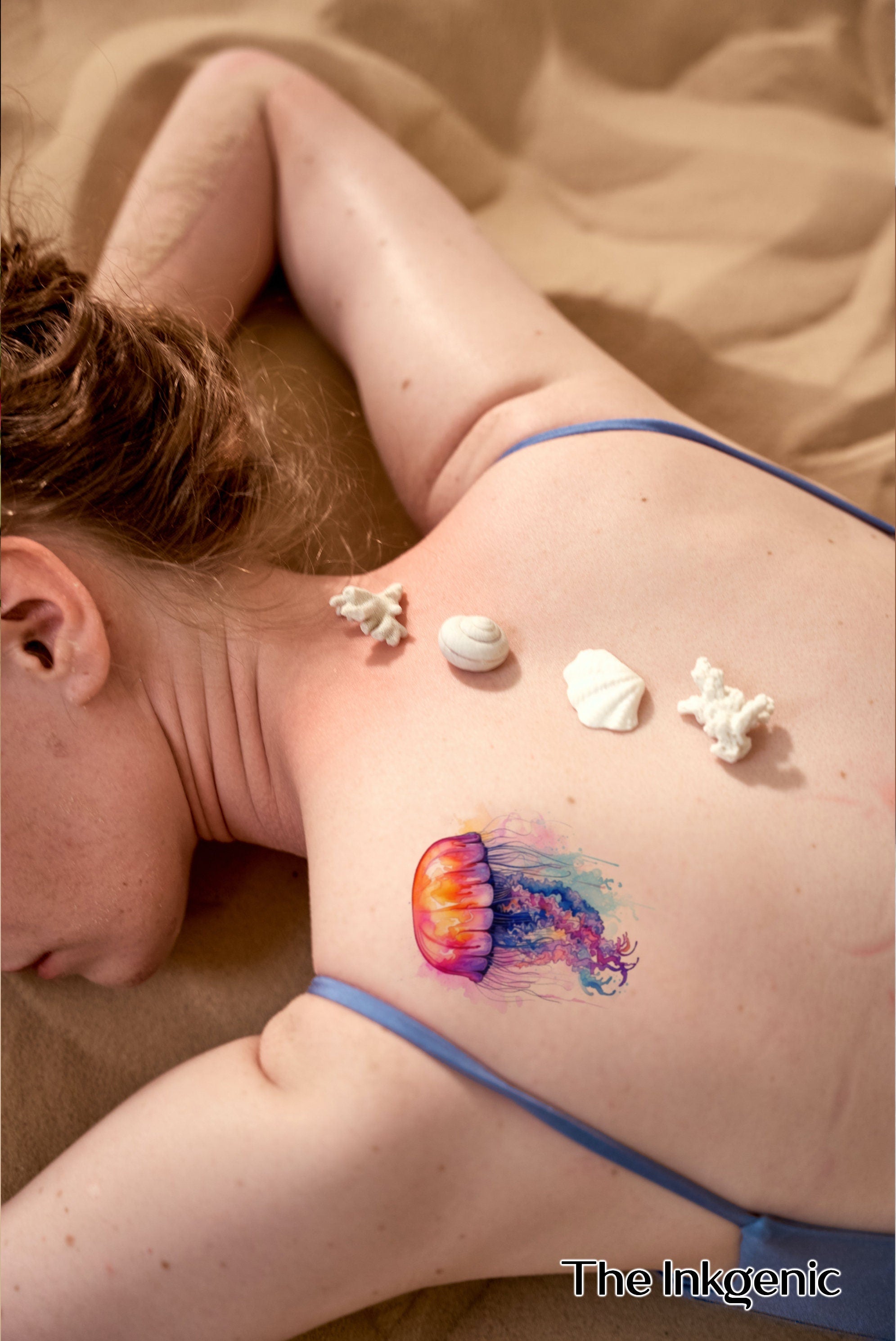 Watercolor Jellyfish Temporary Tattoo – The Inkgenic