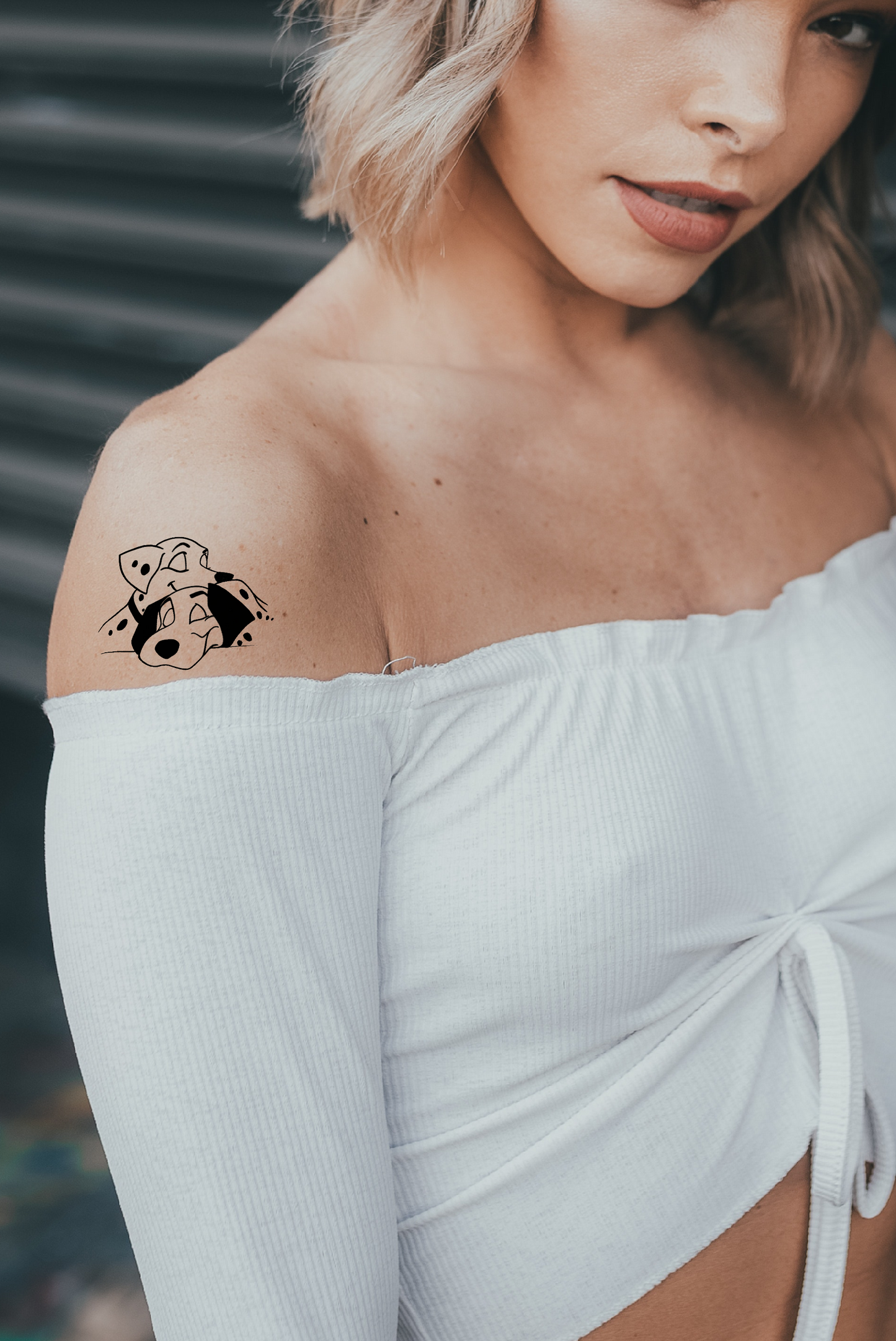 Dalmatian Family Temporary Tattoo | Disney Fake Tattoo | Dog | Pet